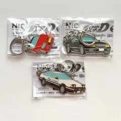 頭文字D イニシャルD キーホルダー AE86 カプチーノ BNR32 GT-R