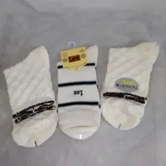 匿名配送　レディースソックス　ナイガイ他　日本製他　3足組　23〜25cm　新品