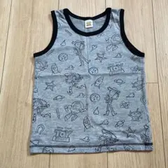 トイストーリー ノースリーブ タンク トップ グレー 120cm