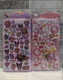 【ロフト先行販売品】ハローキティ うるちゅるポップシール　日焼けキティとベビー