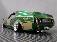 Maisto 1/24 日産 ケンメリ GT-R カスタム改 ワタナベ 金 - メルカリ