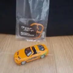 ワイルドスピード FAST & FURIOUS オレンジ色ミニカー