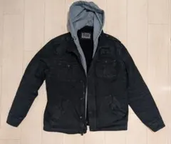 Levi's - リーバイス コットン ミリタリージャケット 脱着フード付 黒