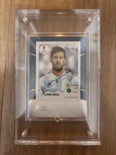 希少 メッシ 直筆サインカード 2018-2019 Panini Treble