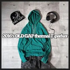 2016's OLD GAP thermal l/s T-parker y2k