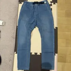 GLAZOS デニムカーブストレートパンツ 150cm