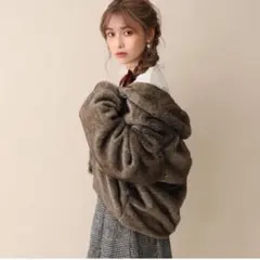 ワンアフターアナザーナイスクラップ　エコファーコート　ファー　コート