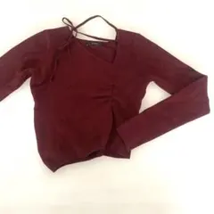 EMODA ボルドー ニット トップス 長袖