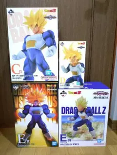 ドラゴンボール 一番くじ トランクス 孫悟空 ベジータ 孫悟飯 セット 開封品