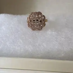 Folli Follie ピンキーリング 5号 フラワー ゴールド 美品