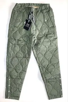 【タグ付き新品】TAION タイオン　ダウンパンツ　ミリタリーキルティング　S