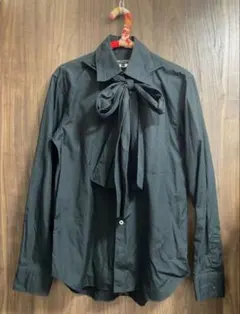 【COMME des GARCONS 】コムデギャルソン／ボウタイ付シャツのサムネイル