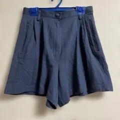 GAPスモーキーブルーフレアショートパンツ　キュロット