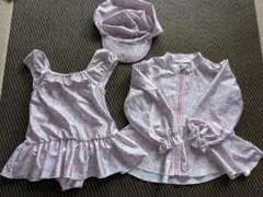 花柄水着セット100センチ