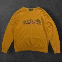 KENZO GOLF 花柄ロゴ刺繍 トレーナー 日本製 90s ヴィンテージのサムネイル