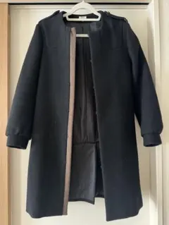 Scye コート　38 レディース　黒　ブラック