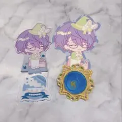 あんスタ アニカフェ 青葉つむぎ ステッカー アクスタ リングライト スタライ