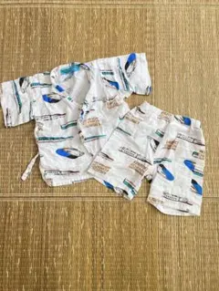 新幹線 甚平 男の子 90サイズ