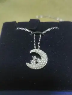 スワロフスキー オーバルリンクデザイン ネックレス SWAROVSKI 大ぶり 