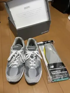 New Balance 992 グレー スニーカー