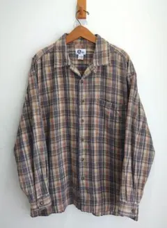 90s Arizona open collar shirt noroll