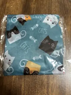 猫デザイン 折りたたみエコバッグ