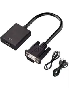 ★ VGA-HDMI 変換 アダプタ HDMIケーブルVGA→HDMI 出力