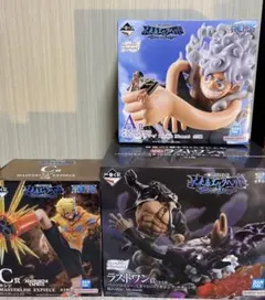 ワンピース　一番くじ　未来島エッグヘッド フィギュアセット