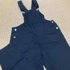 値下げ★美品☆しまむらブラックオーバーオール 150