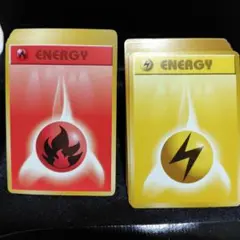 ポケモンカード 基本炎エネルギー 4枚セット XY-P ストライプ 縞 キラ