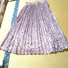 #earth music&ecology.レースフレアースカート  サイズ F