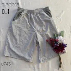 ディアドラ　ハーフパンツ　ショートパンツ　スポーツウェア　グレー　【L】