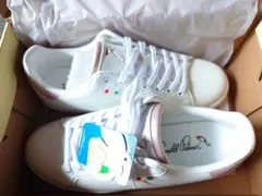 【タグ箱付き】アーノルドパーマー スニーカー ホワイト ピンクゴールド 24cm