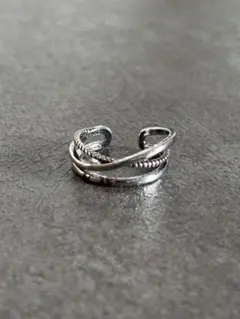 メンズリング　シルバー925刻印　レトロ　メキシカンアクセサリー　ビンテージ