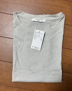 新品⭐︎Samansa Mos2 ラメグレー 半袖Tシャツ