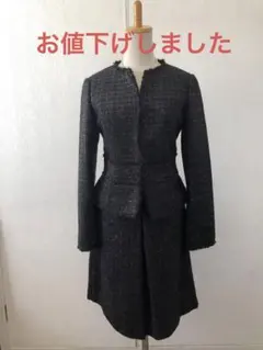 ツイードスーツ　レディース11号