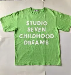 STUDIO SEVEN x GU Tシャツ　黄緑　Sのサムネイル