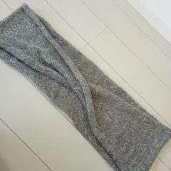 スヌード　グレー　薄手