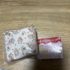 サンリオガチャ レトロレッスンバッグミニキーホルダー（リトルツインスターズ）