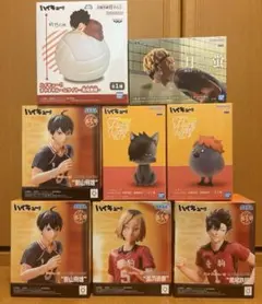 8点 ハイキュー!! グッズセット フィギュア プラコップ クッション