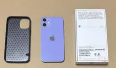 【美品】Apple iPhone 12 mini パープル 本体