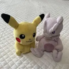 ポケットモンスター ピカチュウ ミュウツー ぬいぐるみ 約20cm