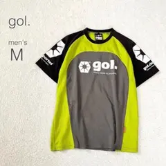 【ゴル】ドライメッシュTシャツ 半袖 クルーネック サッカー スポーツウェア M