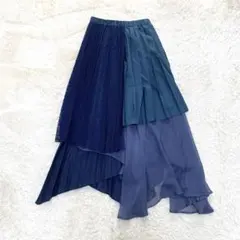 【GISELe掲載】AULA AILA 別注コンビネーションプリーツスカートのサムネイル
