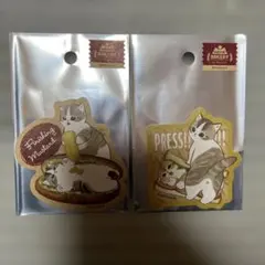mofusand もふもふベーカリー スマホに貼れるサイズのステッカー2枚セット