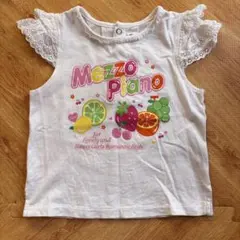 Mezzo Piano フルーツプリント Tシャツ　ノースリーブ