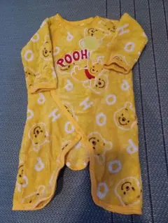 プーさん フリースロンパース ボア