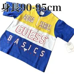 【90-95cm】GUESS AQUA SERIES 半袖Tシャツ ブルー 夏のサムネイル
