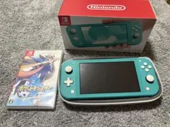 Nintendo Switch Lite ターコイズ ケース、ポケモン付き