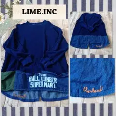 ✰LIME.INC インディゴネイビー チュニック